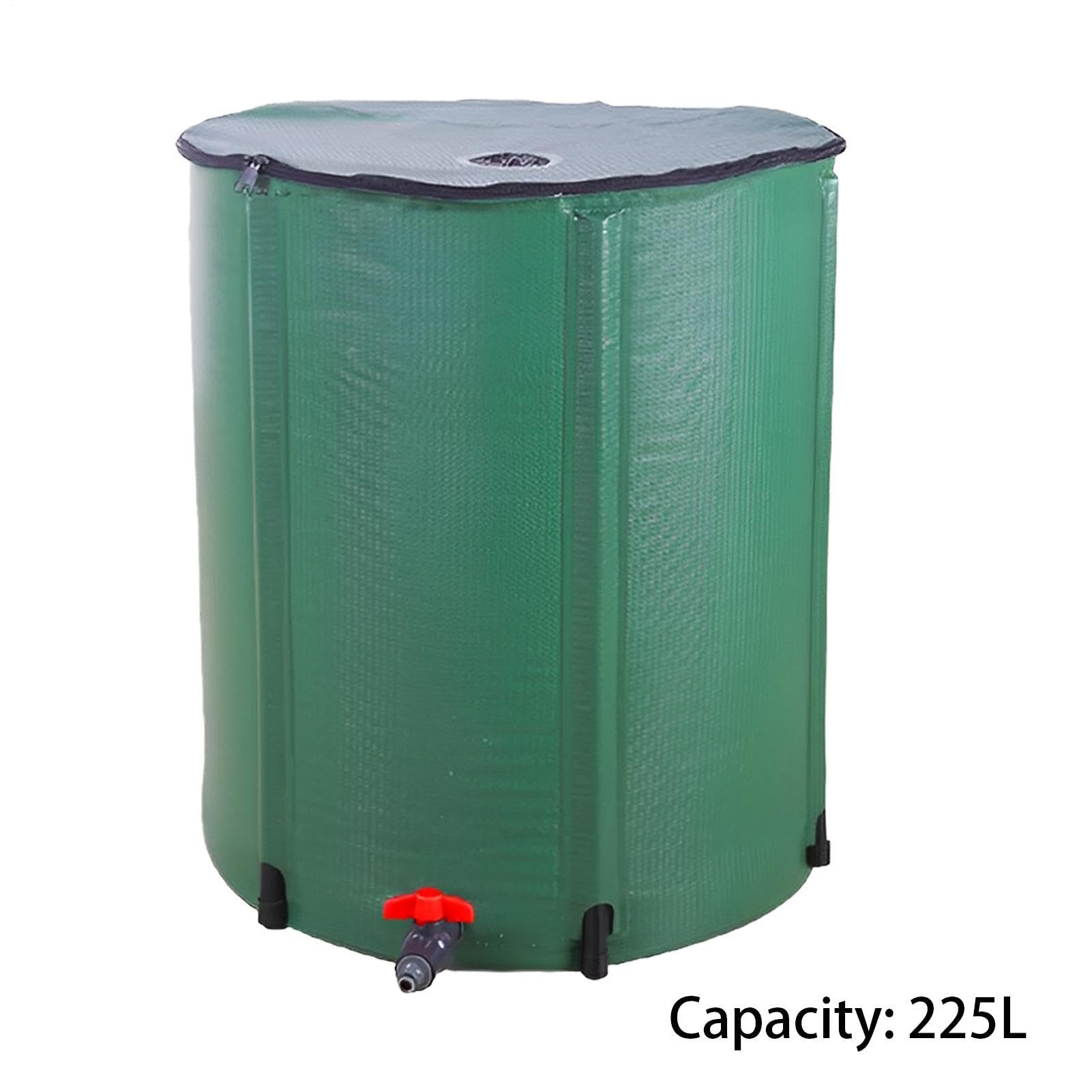 Regenwasserfänger – Colector de Agua de Lluvia Duradero | Filtro de Malla Resistente, Tanque Resistente a la oxidación | eficiente de Agua al Aire Libre para jardín, césped, Patio, ár