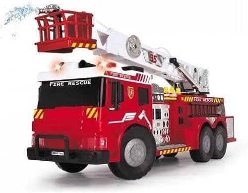 Miniatura 4 de Dickie Toys - Camión de bomberos RC de luz y sonido de 24" con bomba de trabajo