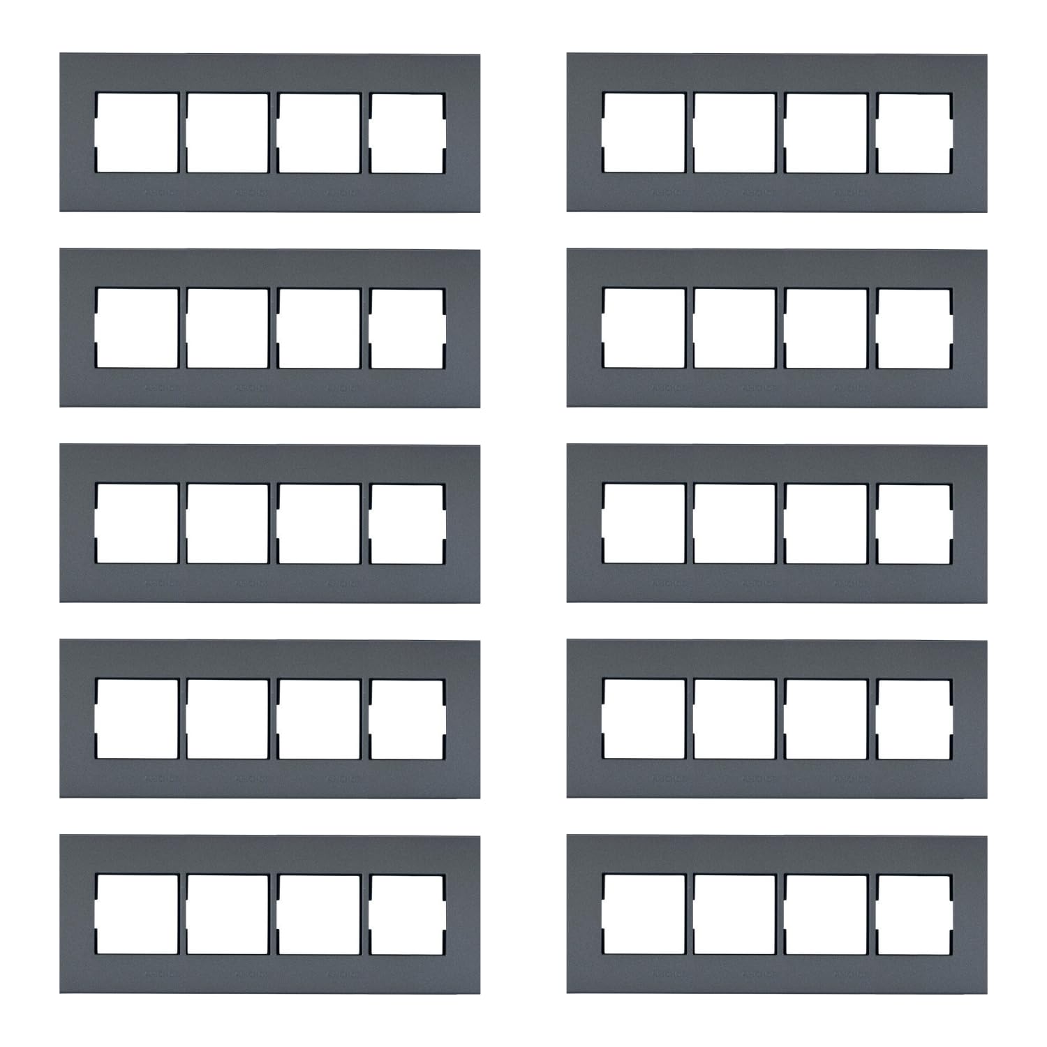 Anchor by Panasonic Penta 8 Module Black Regular Cover Plate for Switch Board (Black, 65908B-10)-image-19