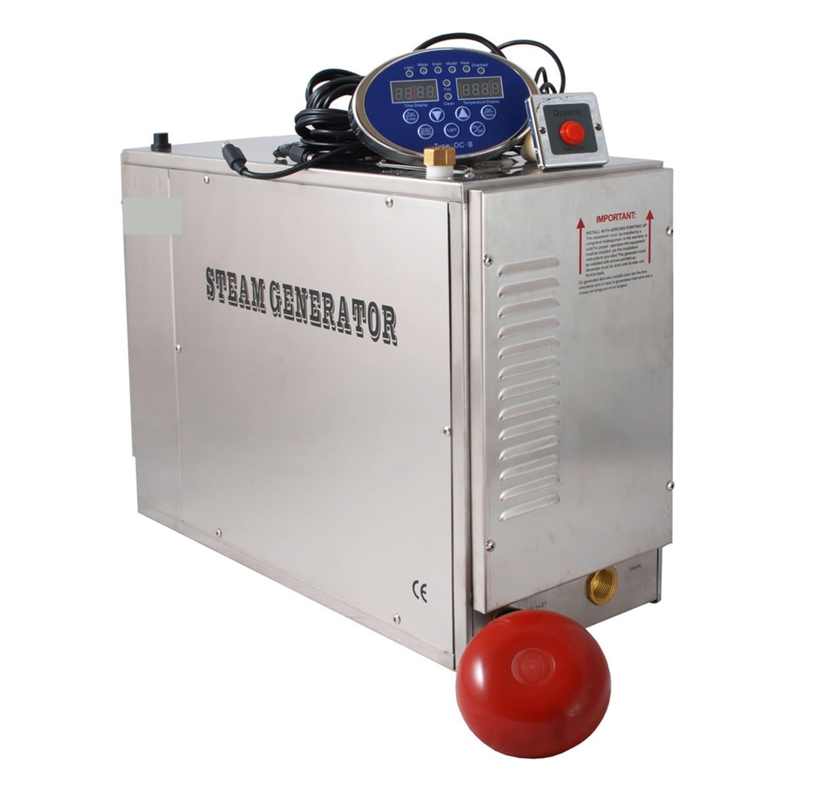 Generator pary z łaźnią parową o mocy 12 kW, maszyna parowa do sauny Maszyna parowa na mokro do sauny