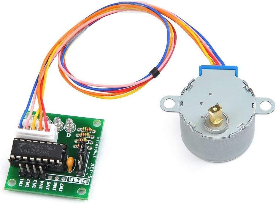 28BYJ-48 Stepper Motor connected to ULN2003 Driver Board