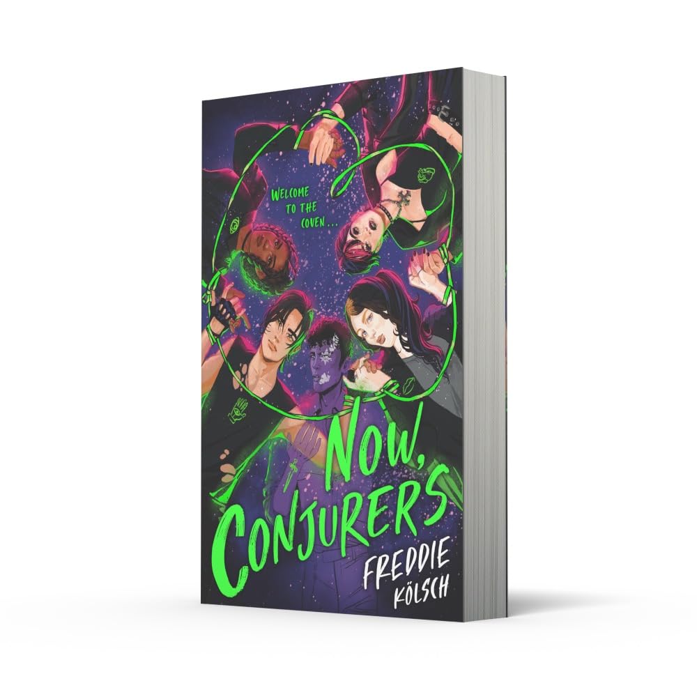 Now, Conjurers: A heart-breaking, LGBTQ dark romance for young adults, with star-crossed lovers – perfect for fans of V.E.Schwab and 90s cult-classic The Craft.