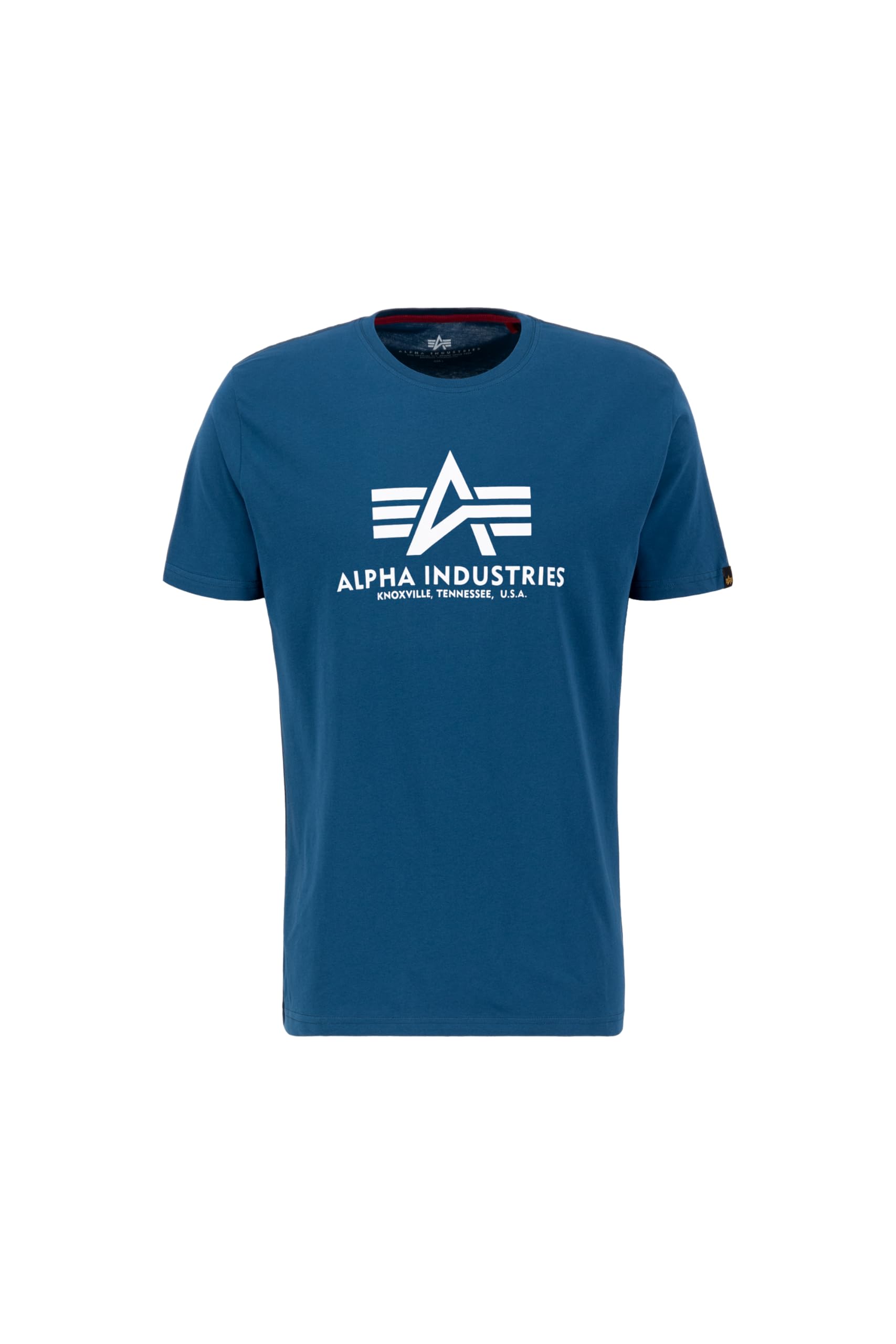 Alpha Industries Basic T ML T-Shirt for Men Naval Blue