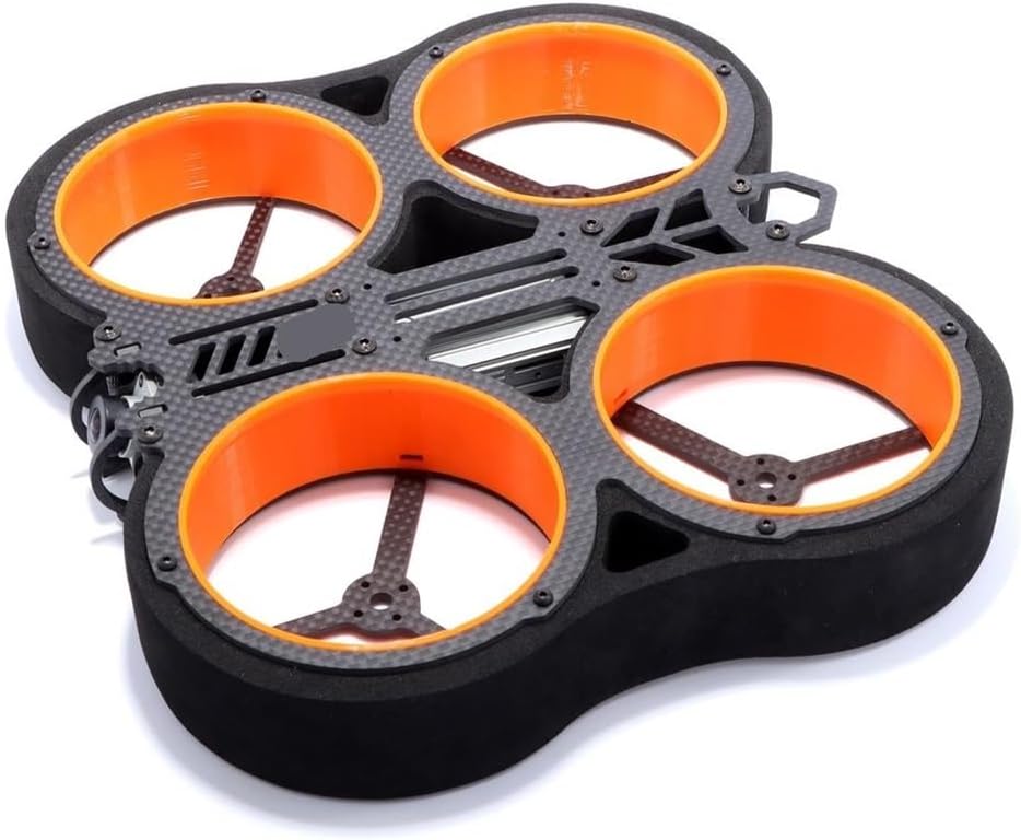 Fit for AlfaRC 146mm Wheelbase 3 Inch Carbon Fiber Cinewhoop Frame Kit for RC F2 Cineboy RC Plane FPV Racing Plane RC Quadcopter