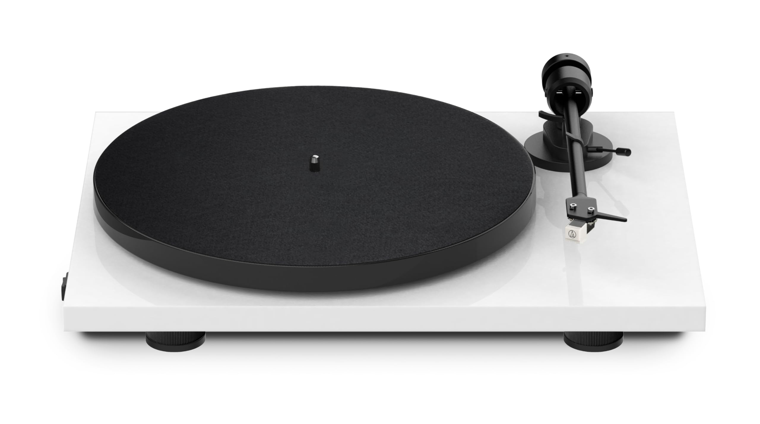Giradischi Pro-Ject E1 BT AT3600L - Trasmettitore Bluetooth preamplificato - Senza fili e con montaggio a parete - Bianco