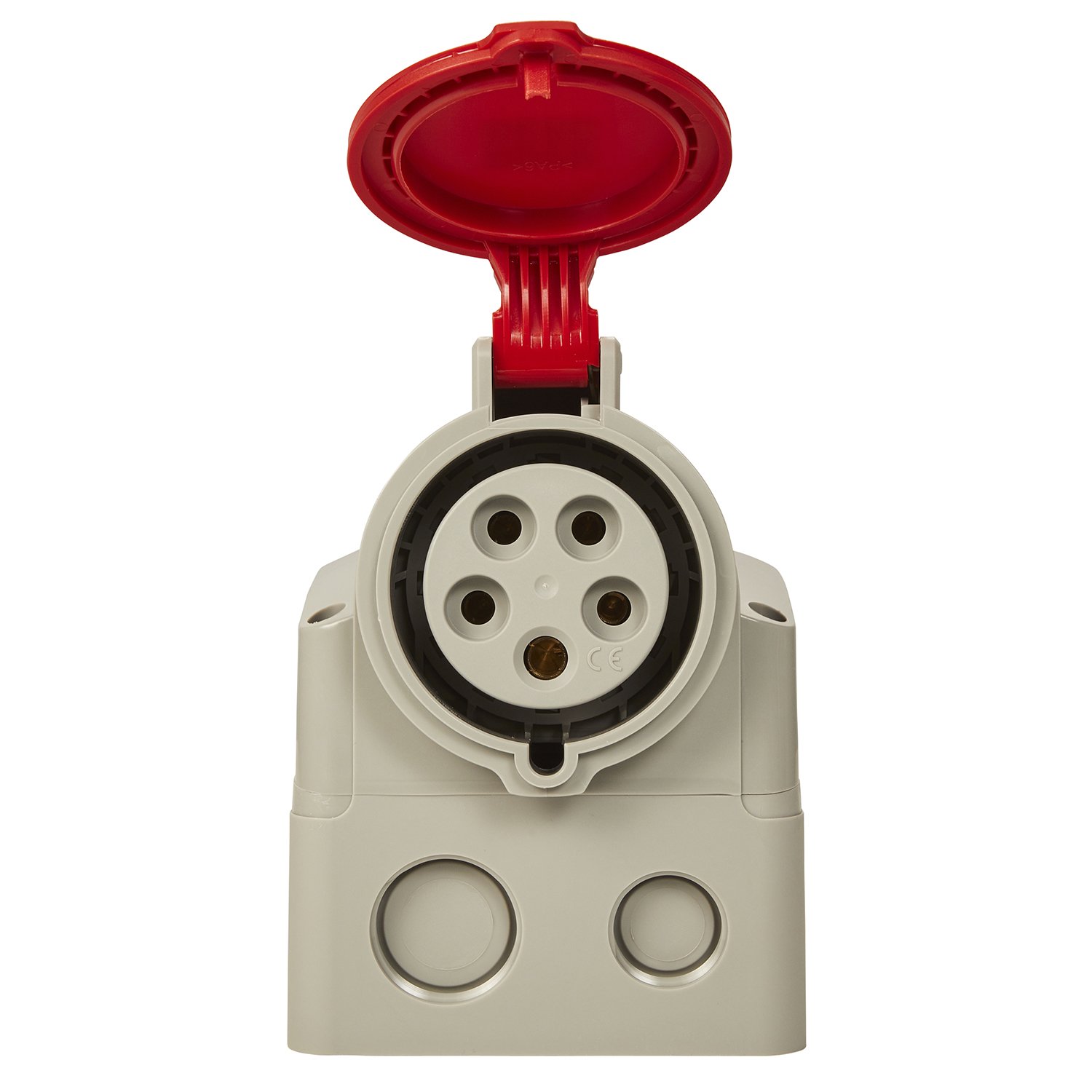 Legrand 555259 Prise saillie fixe P17 IP44 32A, 380V~ à 415V~, 3P+N+T