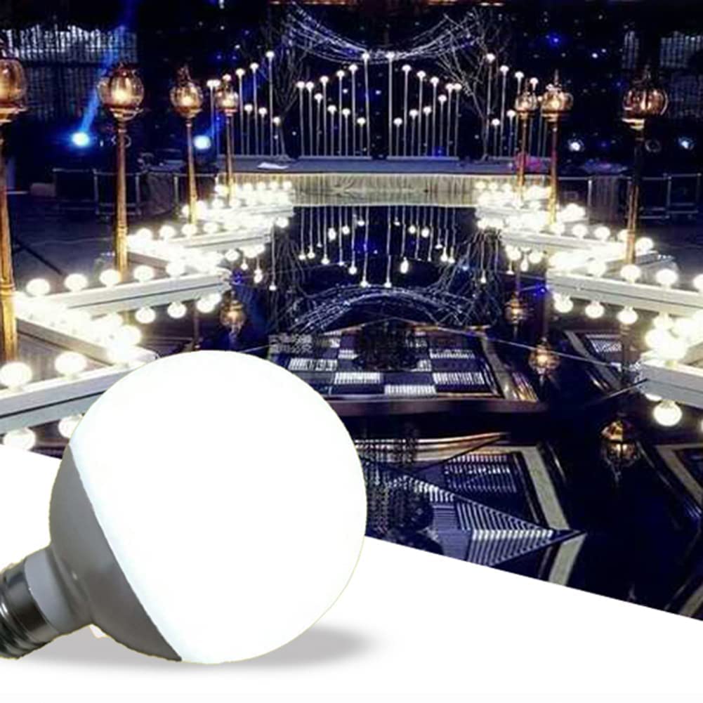 Bombilla de luz LED Regulable 4 W (Equivalente a 40 W) G80 Bombilla de filamento LED de Globo E27 Bombilla de luz Decorativa LED Edison 2700 K, Paquete de 3, Blanco frío, G95 12 W