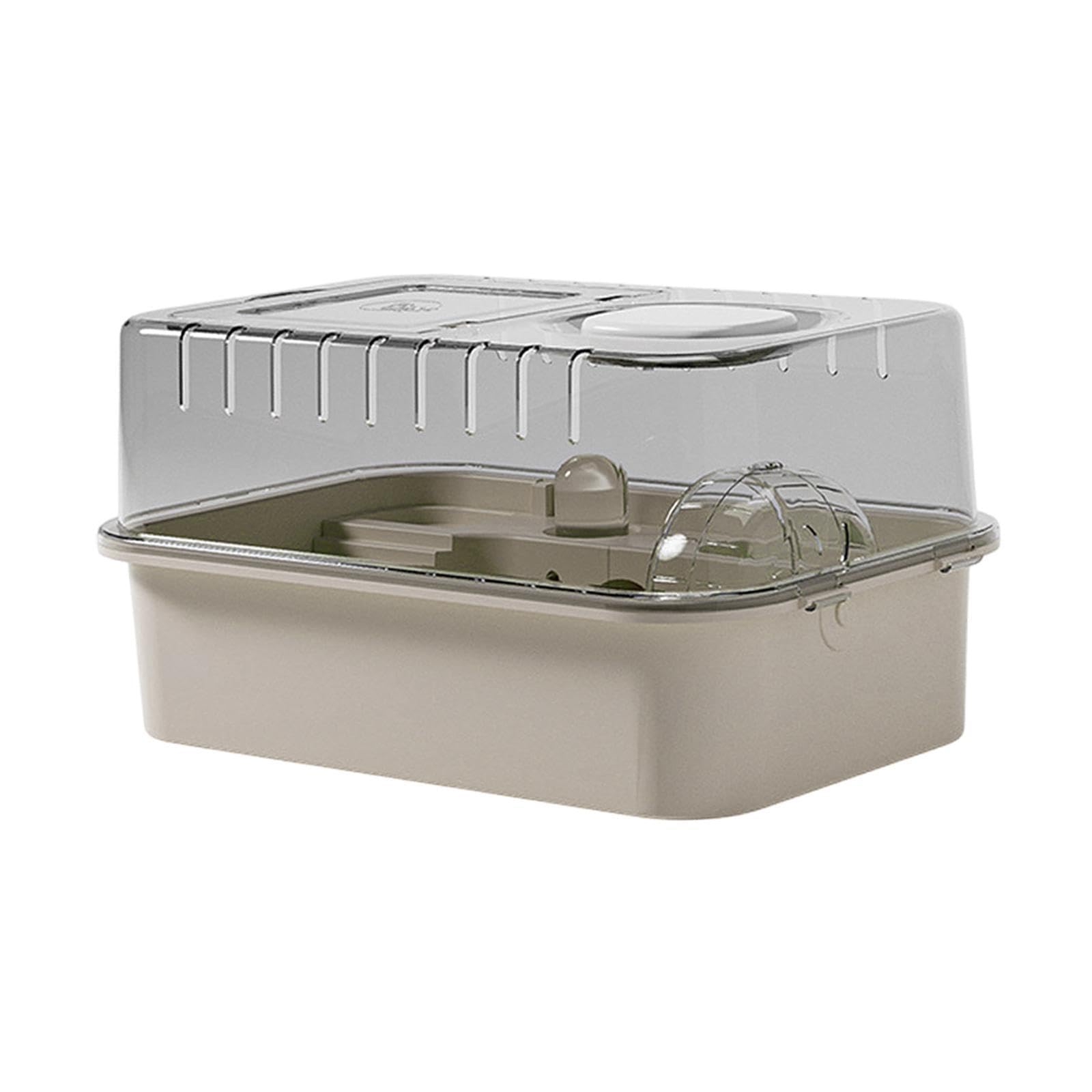 Cage à Hamster avec Ventilation, Toit ouvrant, Grande Taille, en Acrylique, pour Lapins, hérissons et Autres Animaux de Compagnie. Cage Portable en