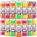 ArtCreativity 3.5 Inch Bubble Blower Bottles with Wands - 24 Pack - Bubble Toy for Kids with 2oz of Solution - Outdoor Summer Fun - Birthday Party Favors, Supplies for Boys and Girls - Assorted Colors