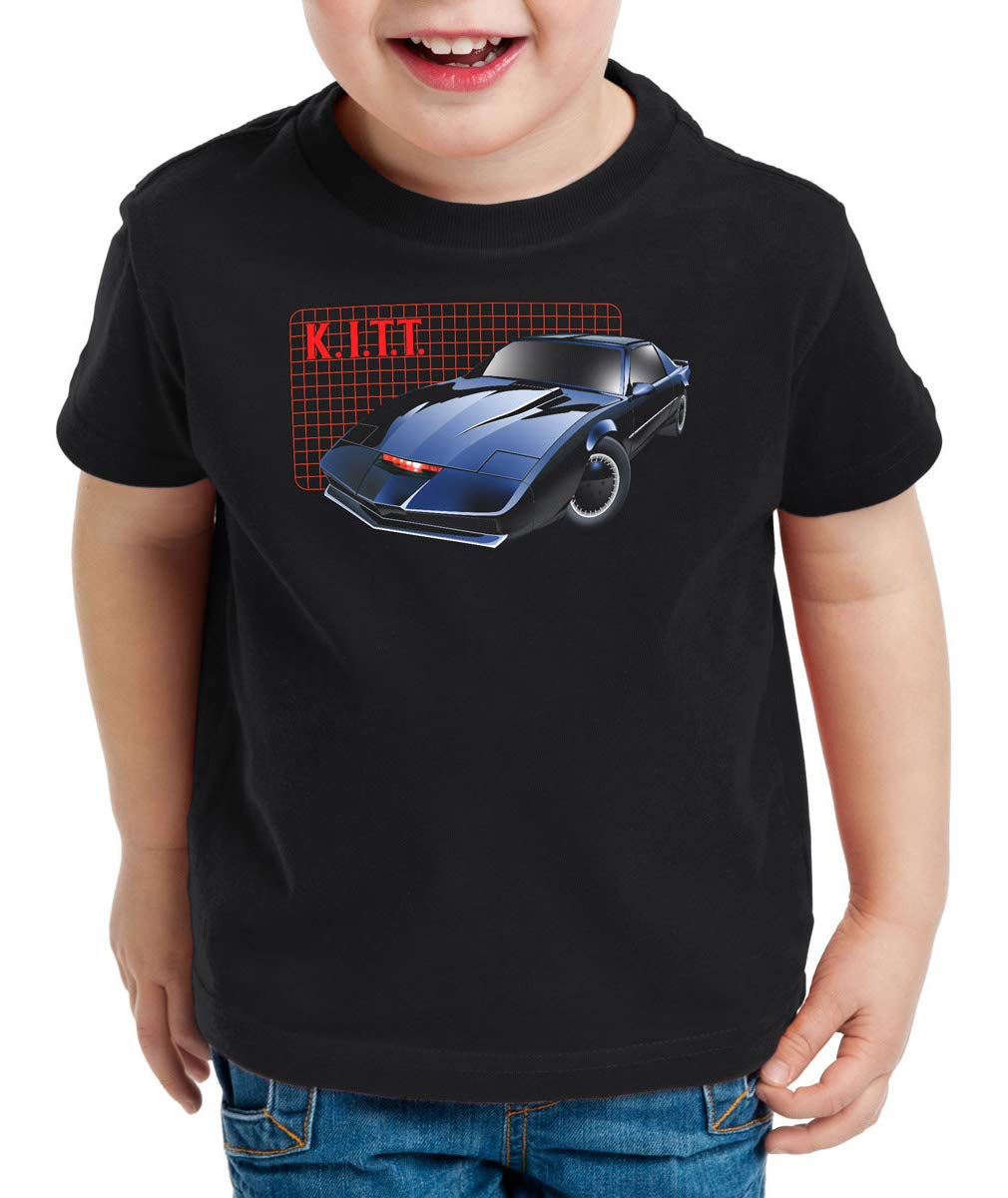 Style3 K.I.T.T. T-Shirt Da Uomo Cianografia Michael Knight 2000