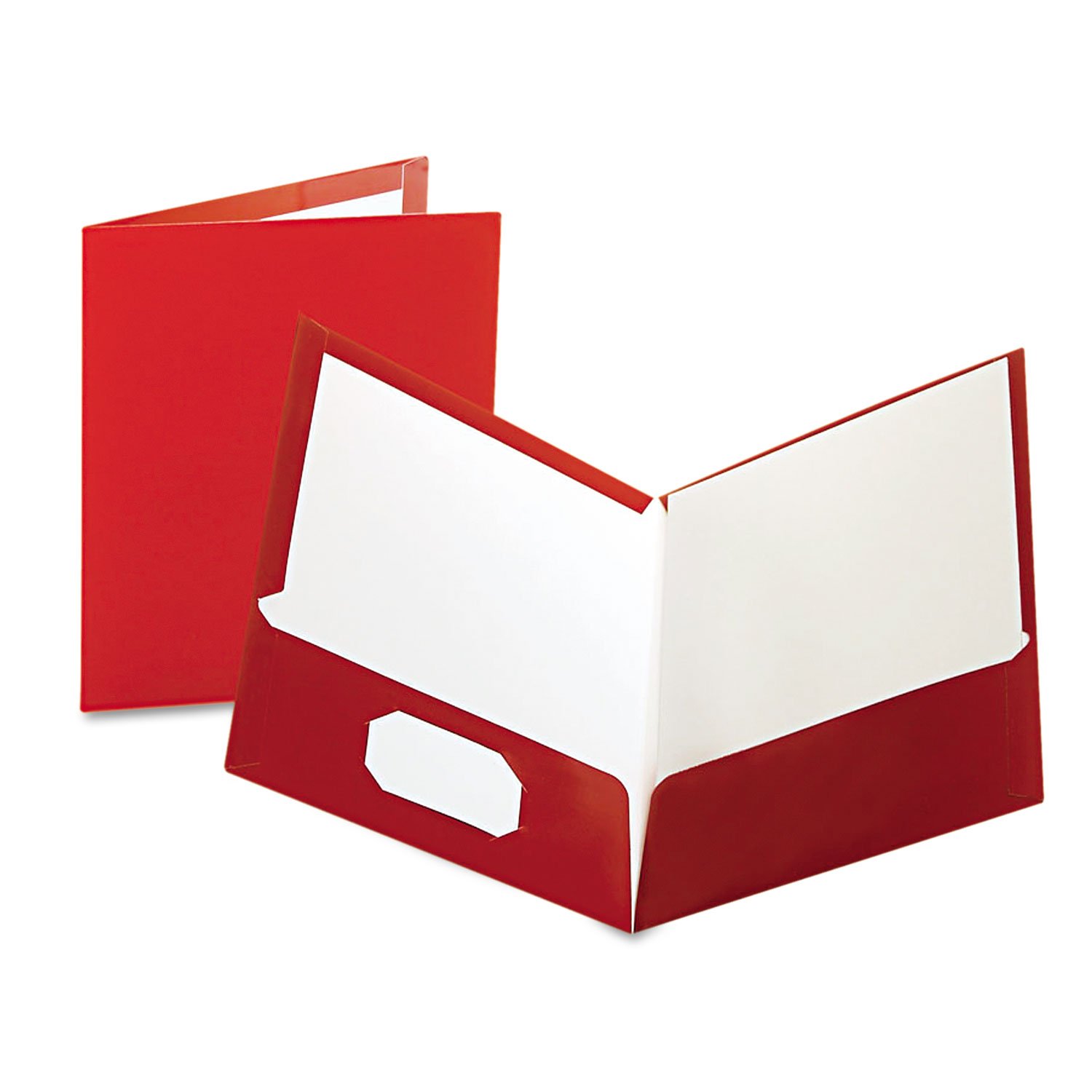 Oxford 51718 - Cartelline con doppia tasca laminata, formato lettera, 100 fogli, confezione da 25