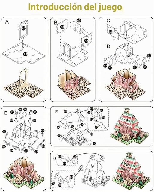 Foto 5 de 6 de Robots 3D Puzzles,Robots 3D Puzzle,Roboter aus Holz,3D holzpuzzle Kinder,Robot