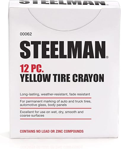 Miniatura 4 de Crayón amarillo para marcar llantas STEELMAN 00062