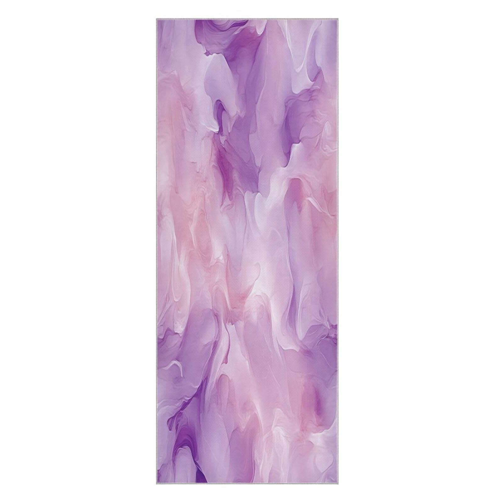 BURSTDDY Marble Hot Yoga Towel Absorbent Non Slip Yoga Mat Towel