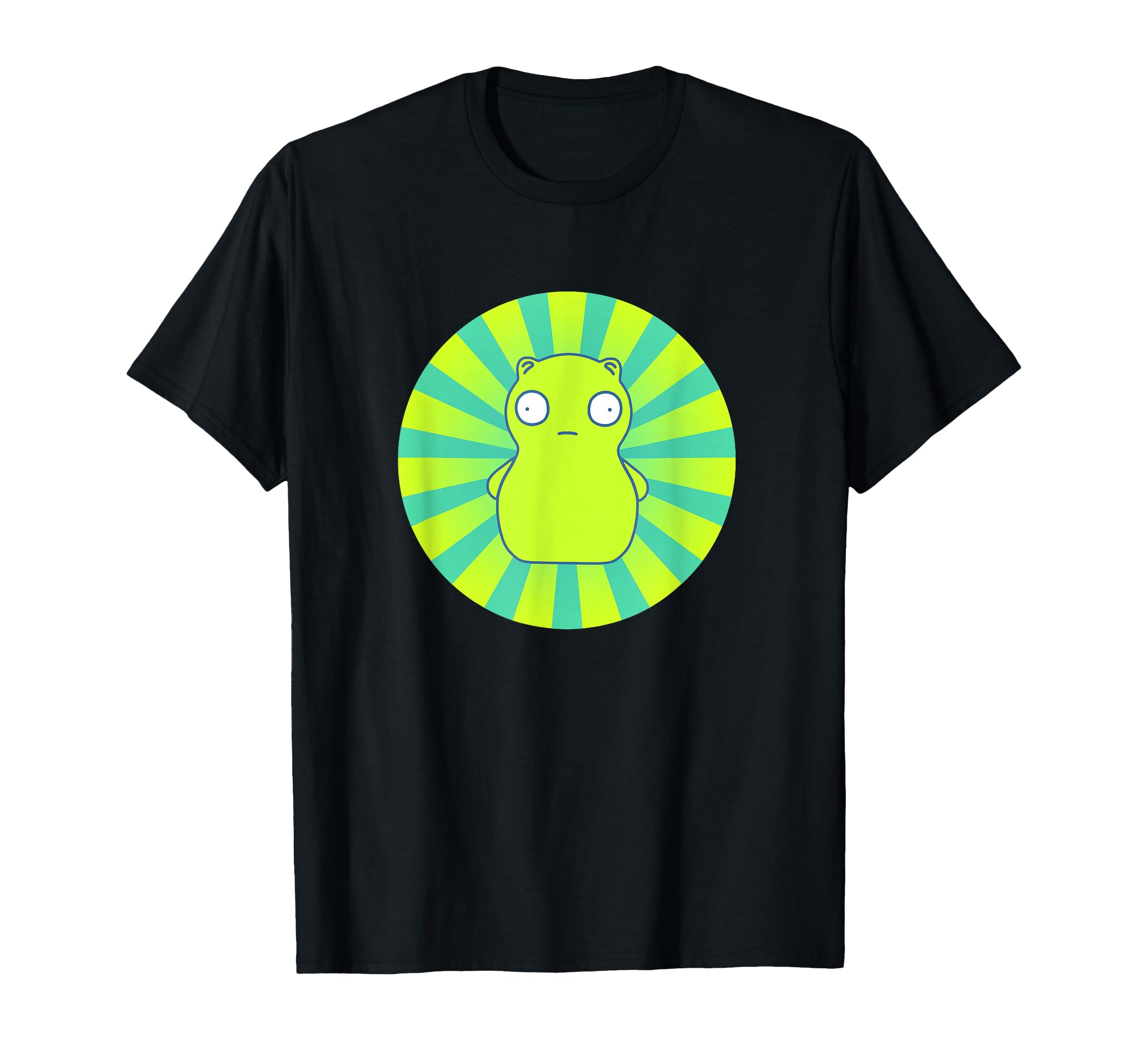 Bob's Burgers Kuchi Kopi Lime Green Hypno Wheel T-Shirt