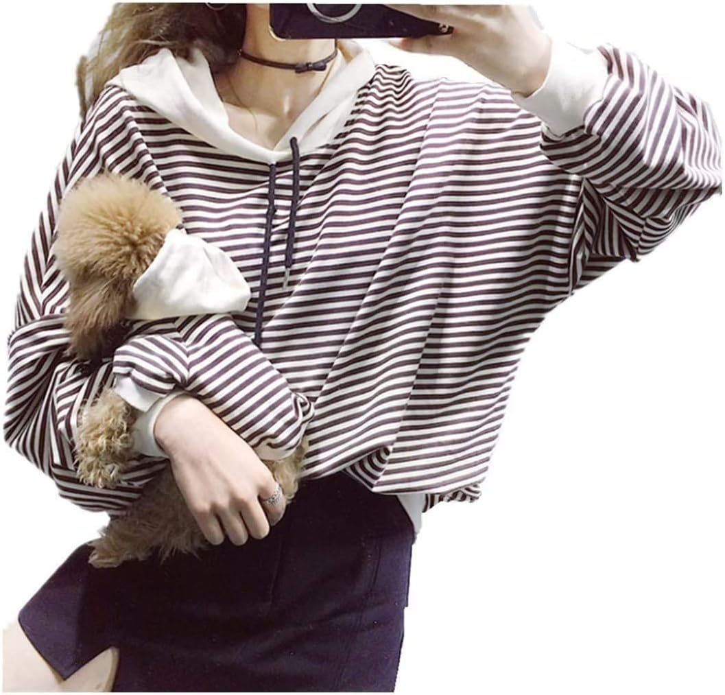ペット服 ドッグウェア 人気 単品 Tシャツ パーカー フード付き 飼い主とお揃い 親子服 新しい到着 ボーダー柄 洋服 小中大型犬 冬服 ペアルック S 秋冬モデル おしゃれ アウター お揃いパーカー可愛い ペット用 犬服 暖かい 防寒 ブラウン