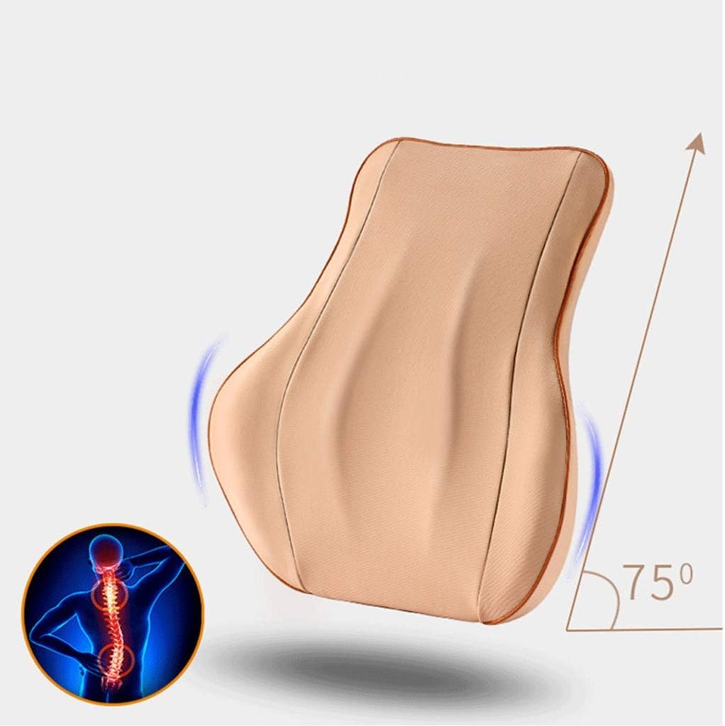 Lumbar Pillow Car Lumbar Support Memory Foam Cushion Lumbar Pad Seat Lumbar Driver Driver Car Car Quarter Back(E)