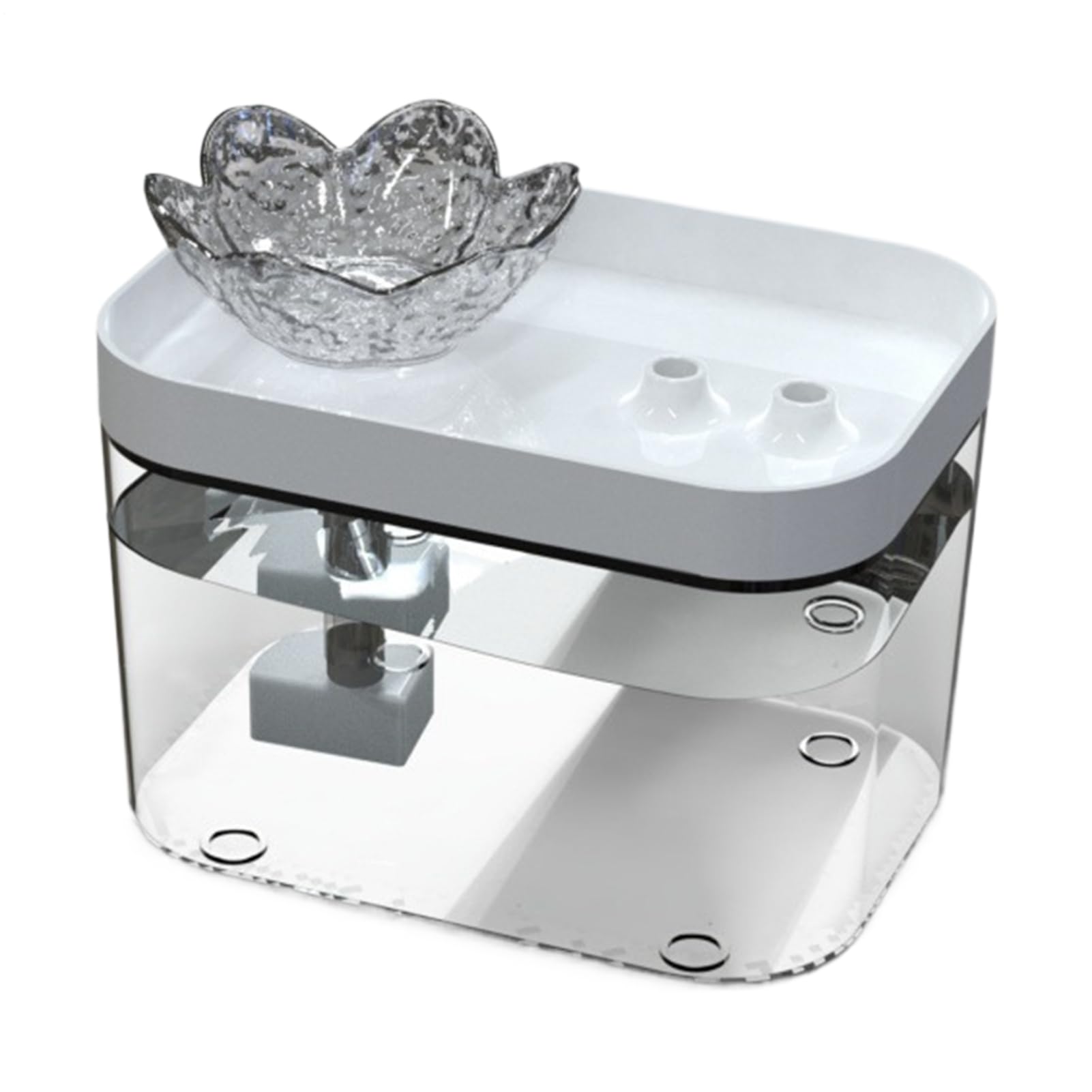 Fontaine à eau pour chats distributeur automatique silencieux intérieur et voyage