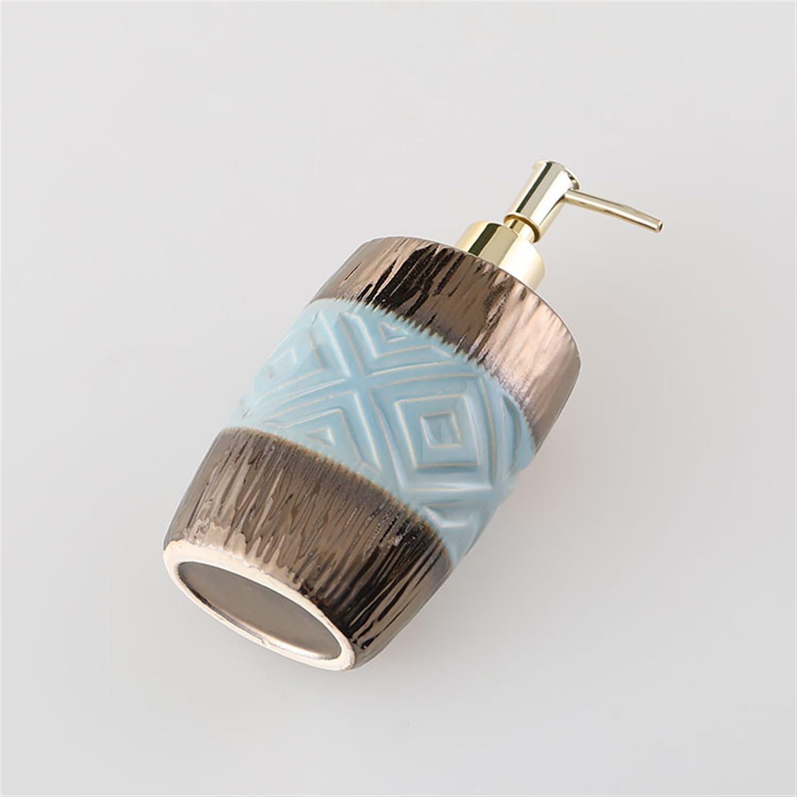 Dispensador de jabón de cerámica para baño, dispensador de jabón de baño, dispensador de jabón de manos, para jabón de manos, jabón, dispensador de bomba de mano