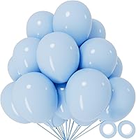 Vista 42 de Globo rojo 110 piezas, globos de látex rojos de 12 pulgadas para cumpleaños, Día de San Valentín, boda (con 2 cintas).