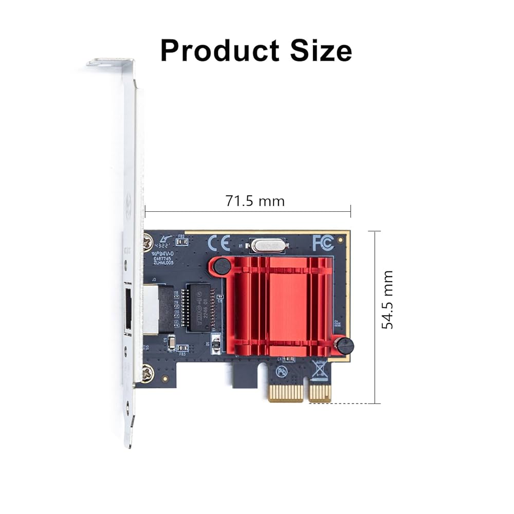 10/100/1000Mbps対応 RJ45 イーサネット ポートx1 Amazon.com: Gigabit Network Card,10/100/1000Mbps Single