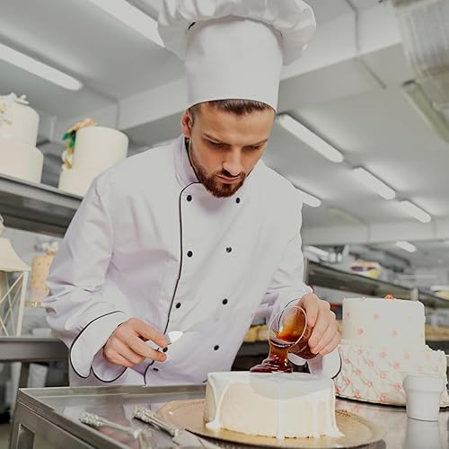 Miniatura 8 de DOITOOL Juego de 5 herramientas para hornear, espátulas de hoja, cortador de chocolate, cortador de chocolate, decoración de pasteles, mousse,