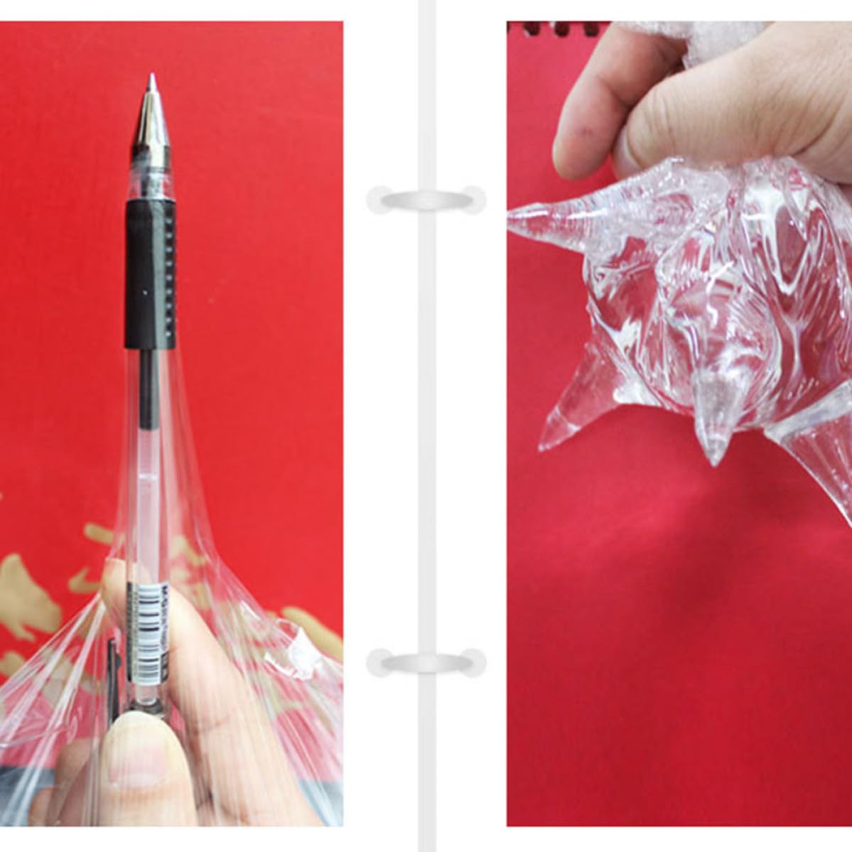 Transparente Stretchfolie 2mm Stärke 1 Rolle Lldpe Verpackungsmaterial Verschleißfest für Umzüge und Lagerhallen Stretchfolienverpackung