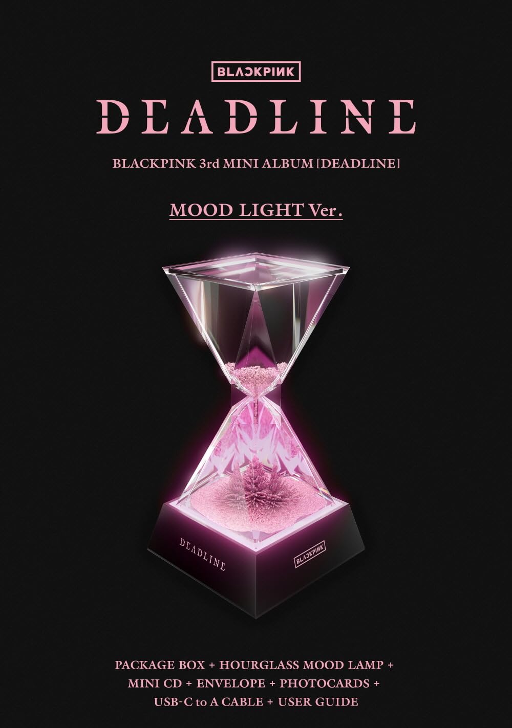 BLACK-PINK Deadline [Mood Light Ver.] 3rd Mini Album : Amazon.co