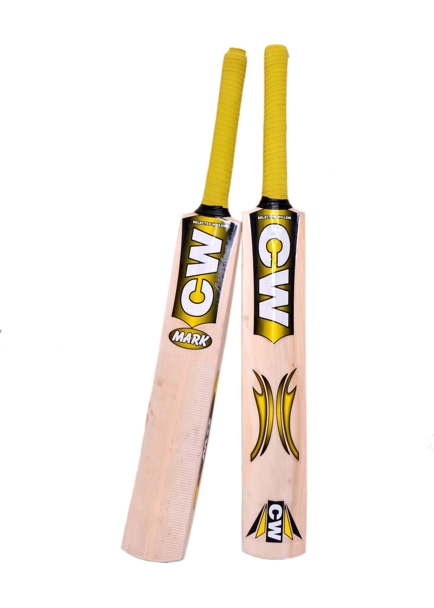 CW Mark Junior Size no.2 (Ideal for 4-6 Years Child) Original Kashmir Willow Short Handle Mix Cane Yellow Cricket Bat with Free Cover (B00TFD2VX2) Amazon Price History, Amazon Price Tracker