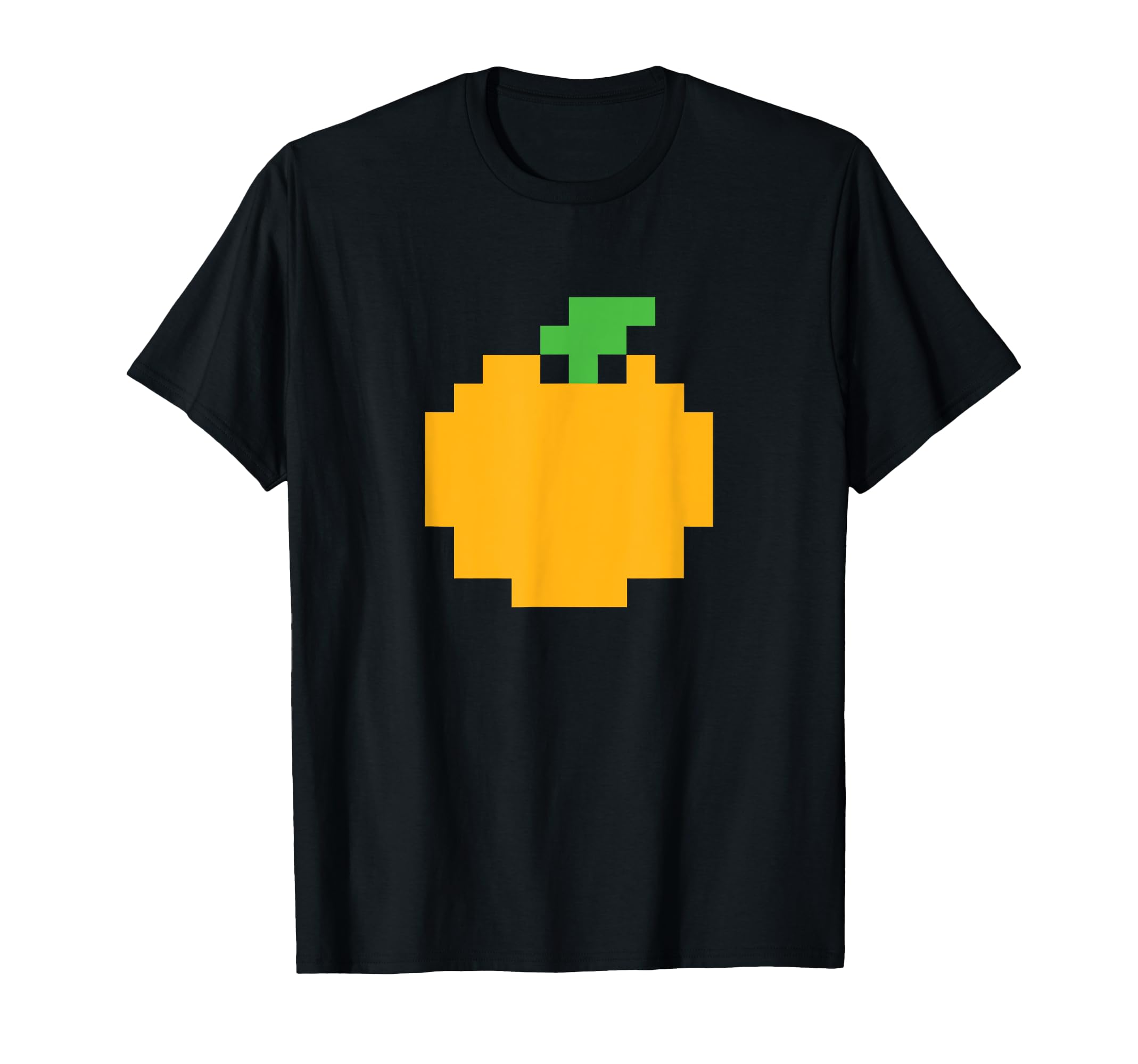 Pixel Orange 80s Video Game Halloween Easy Group Costume T-Shirt