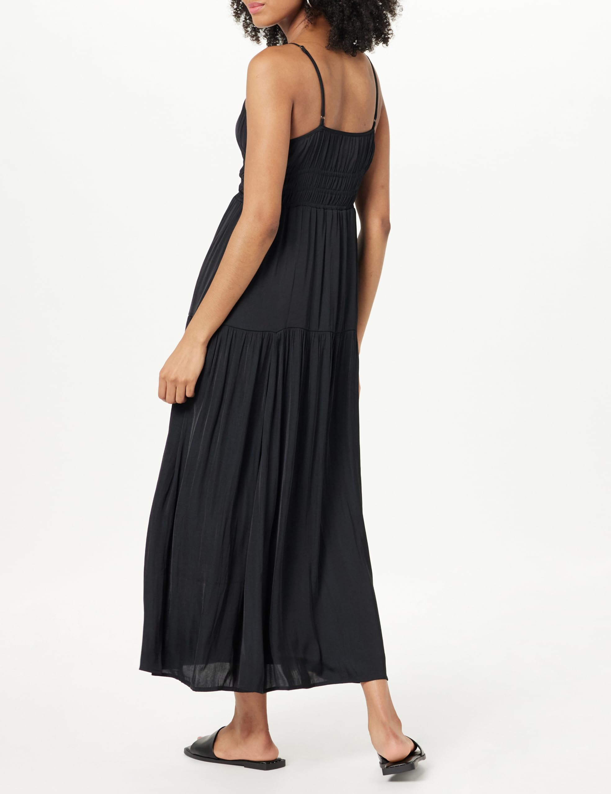 The Drop Tavia Tie-Front Tiered Maxi Dress Maxi Abito Donna