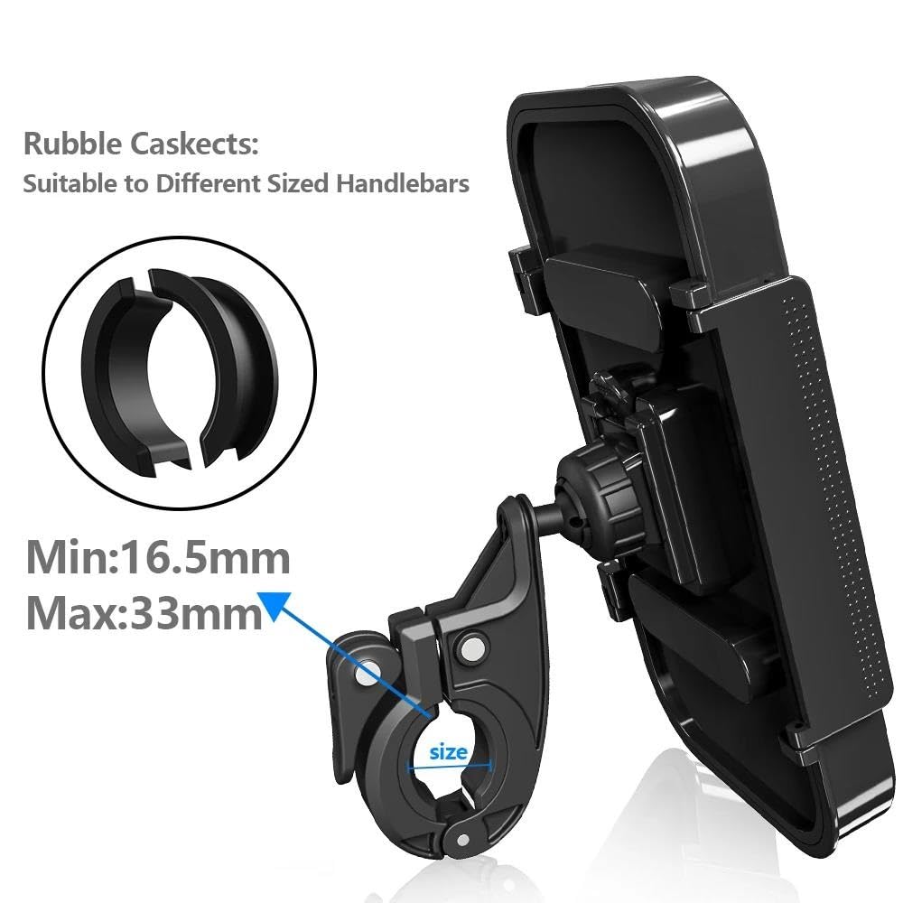 Support Téléphone Moto Vélo Guidon Étanche Étui Mobile GPS Accessoires Cyclisme