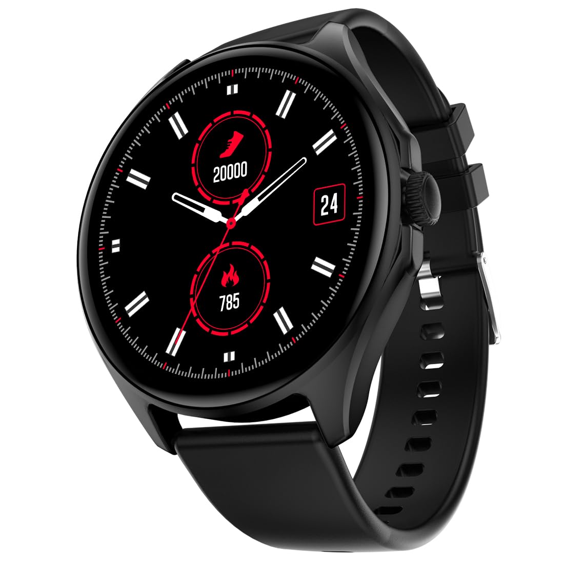 (Refurbished) Fire-Boltt Apollo 2 Smartwatch 36.3mm (1.43 inch) AMOLED Display, Bluetooth Calling, 100+ Sports Modes, Voice Assistant, Health Suite, IP67 Water Resistant, Smart Notifications. (Black) (B0DJ994N2Y) Amazon Price History, Amazon Price Tracker