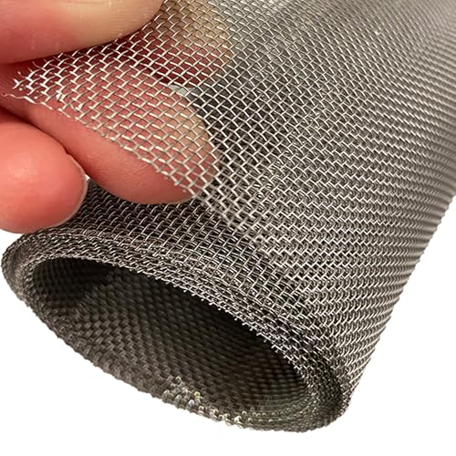 304 Stainless Steel Wire Mesh Screen,15.7 X 59 Inches, 1mm Hole 20 Mesh, No Rust and Sturdy, Easy to...