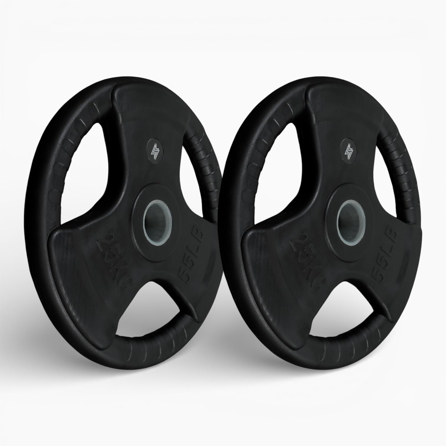 Tri-Grip Olympic Weight Plates, 2x 25kg (50kg)