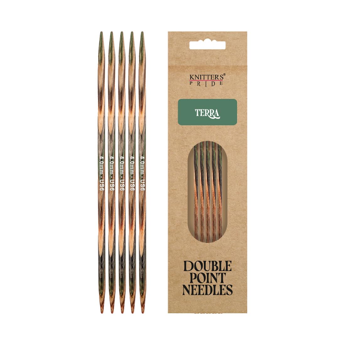 Knitter's Pride Terra 15 cm 4.00 mm Double-Pointed Knitting Needle - Single piece