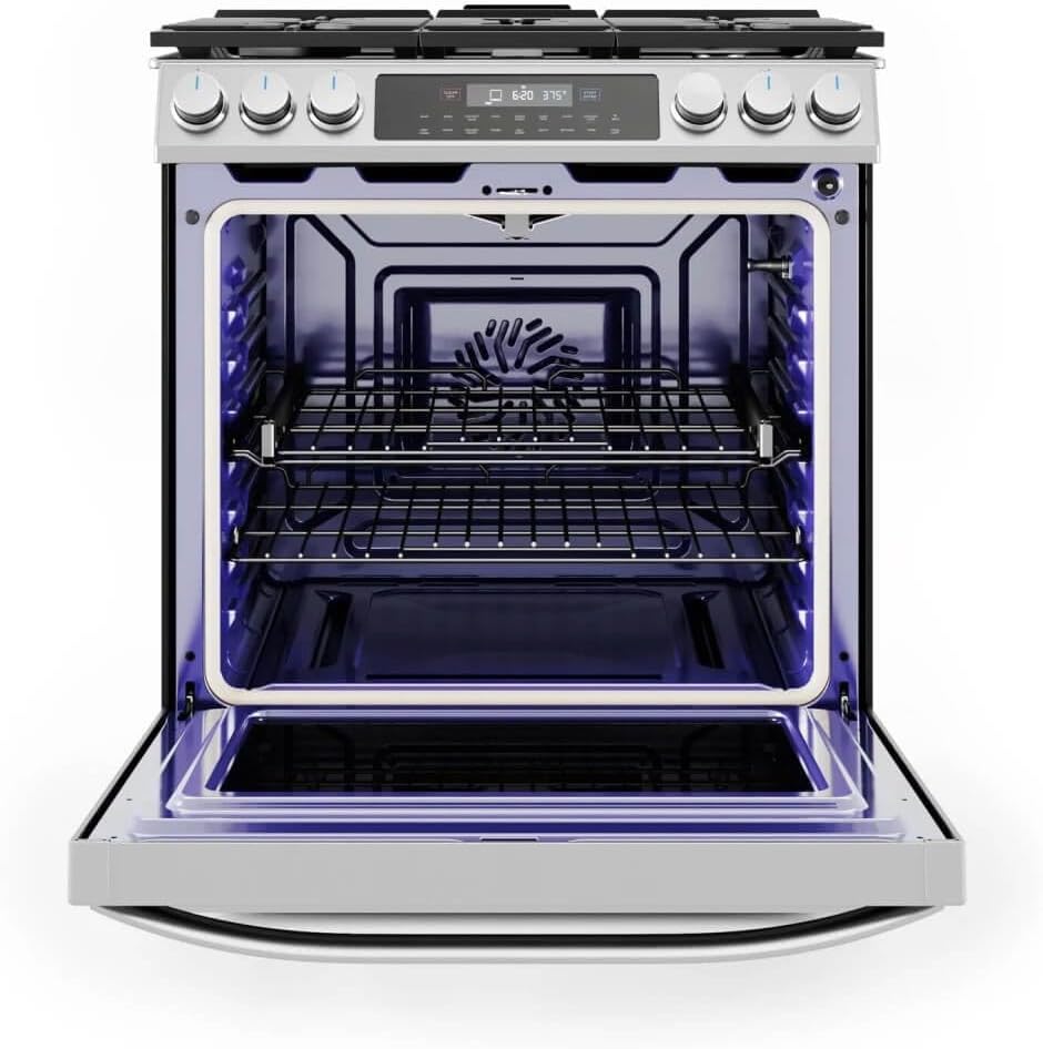 Midea MGS30S2AST 6.1 Cf / 30 Gas Range Convection Wi-fi