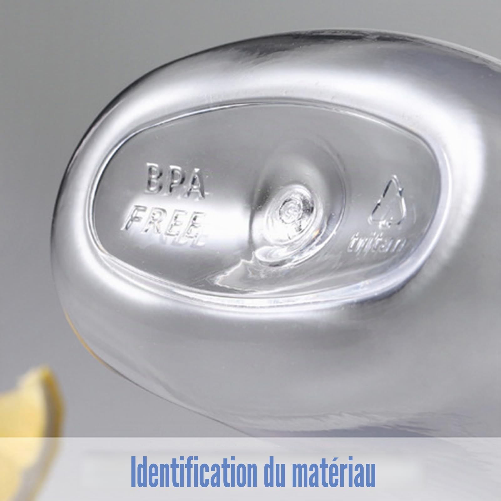 Bouteille d'eau plate – Design carré, construction Tritan compacte, gourde de voyage légère, fonction d'hydratation de poche pratique | Pour le camping, fitness, extérieur, trajets
