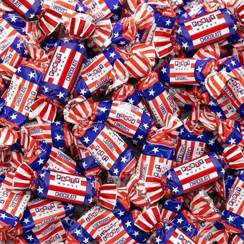 Patriotic Candy, Chocolate Caramels Individually...