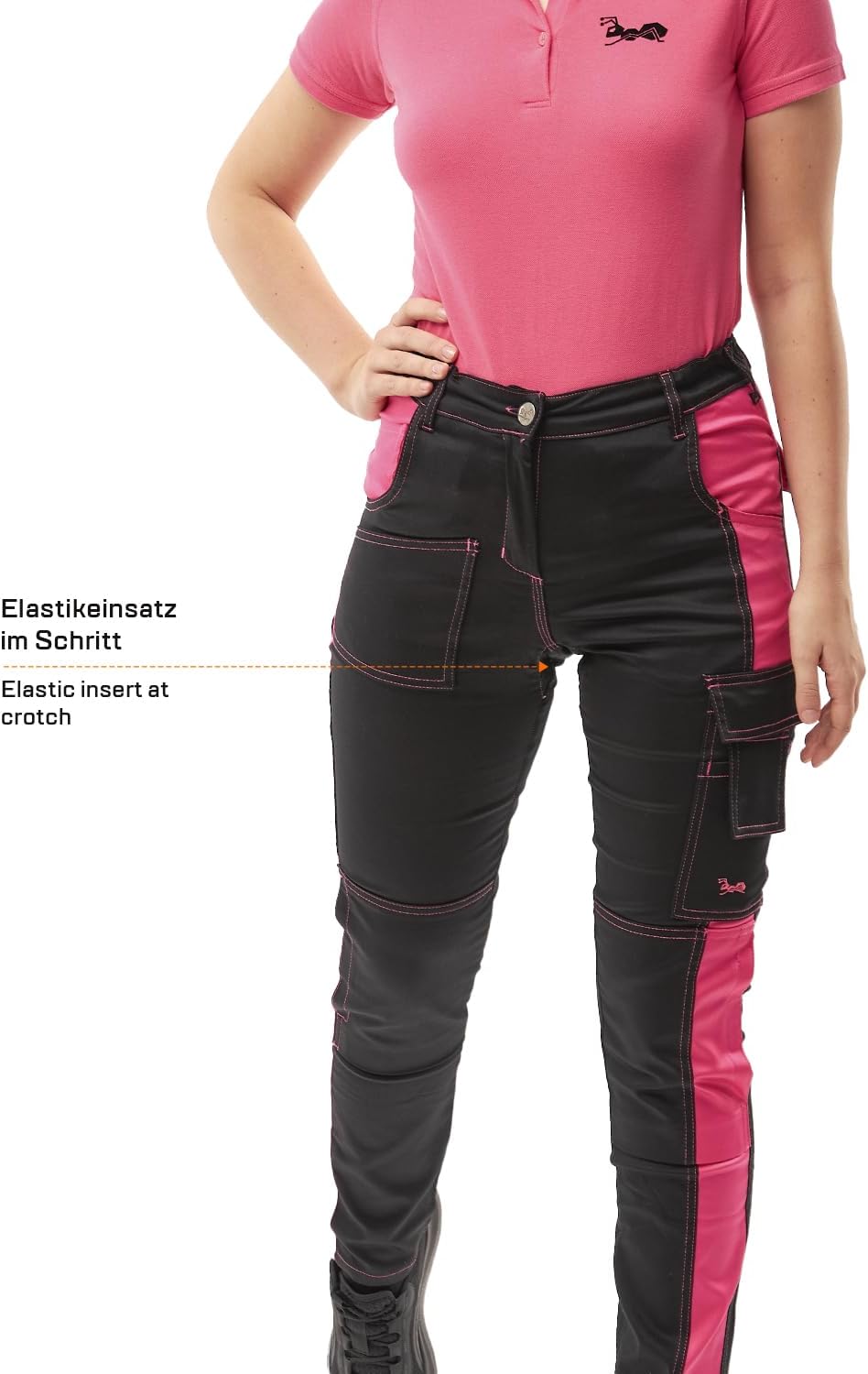 strongAnt Women's Work Pants Fully Stretch Work Pants with Knee Pad Pockets