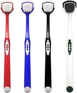 Tongue Cleaner, Tongue Brush, Tongue Scraper, Tongue Cleanser, Tongue Scraper Brush, Tongue Scraper Cleaner, Tongue Brushes, Helps Fight Bad Breath, 4 Tongue Scrapers, 4 Pack