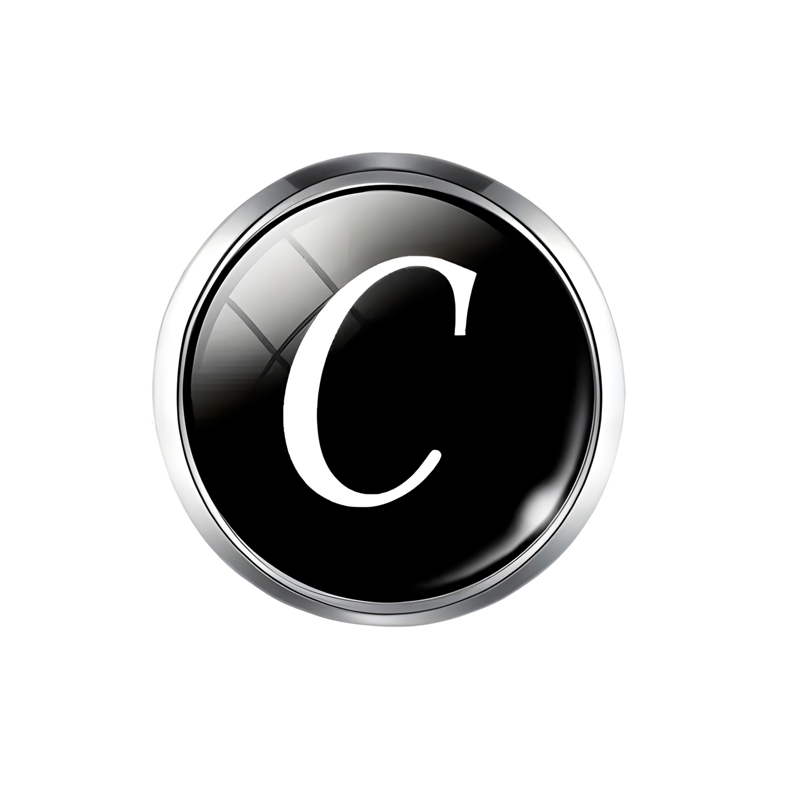 MEDIO PAR Cubreboton Letra en Negro Regalo para el Padrino Cubrebotones Gemelos Originales Para Camisas | Para Hombres y Niños | Regalos Para Bodas y Otros Eventos