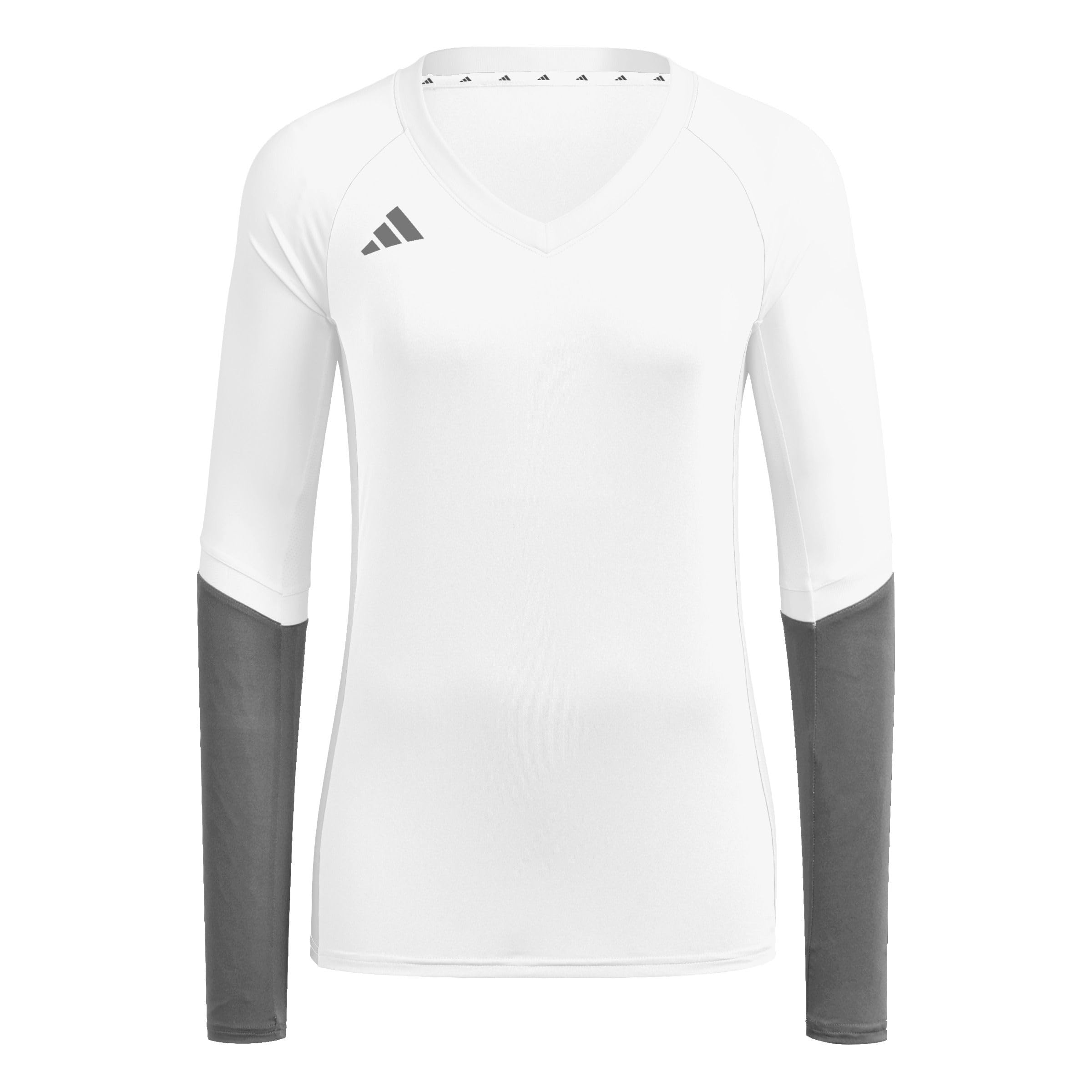 adidas Kobiety Volleyball Quickset Long Sleeve Jersey Shirt, white, XXL