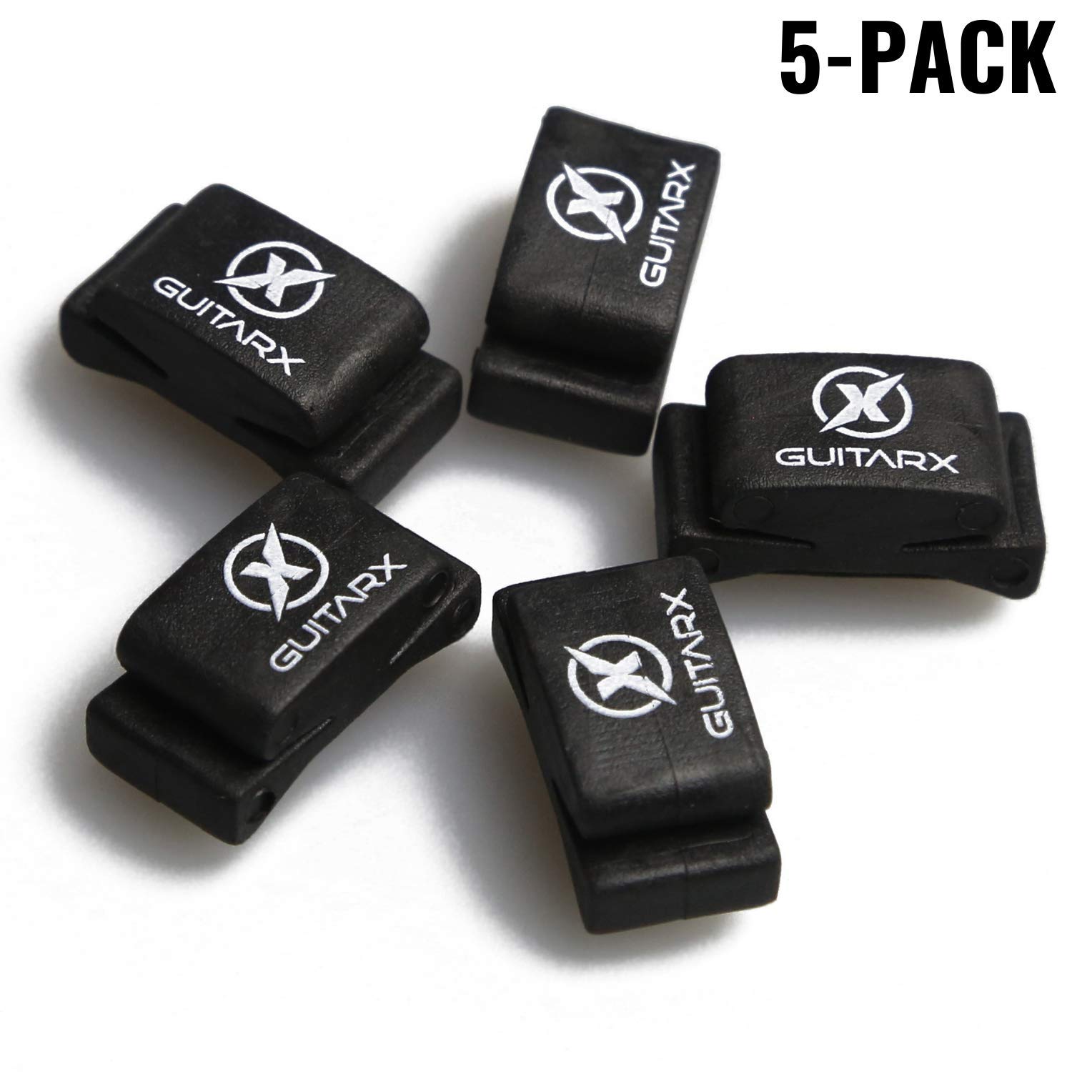 GUITARX X142 Headstock Rubber Guitar Pick Holder (5Pack) Pickholder