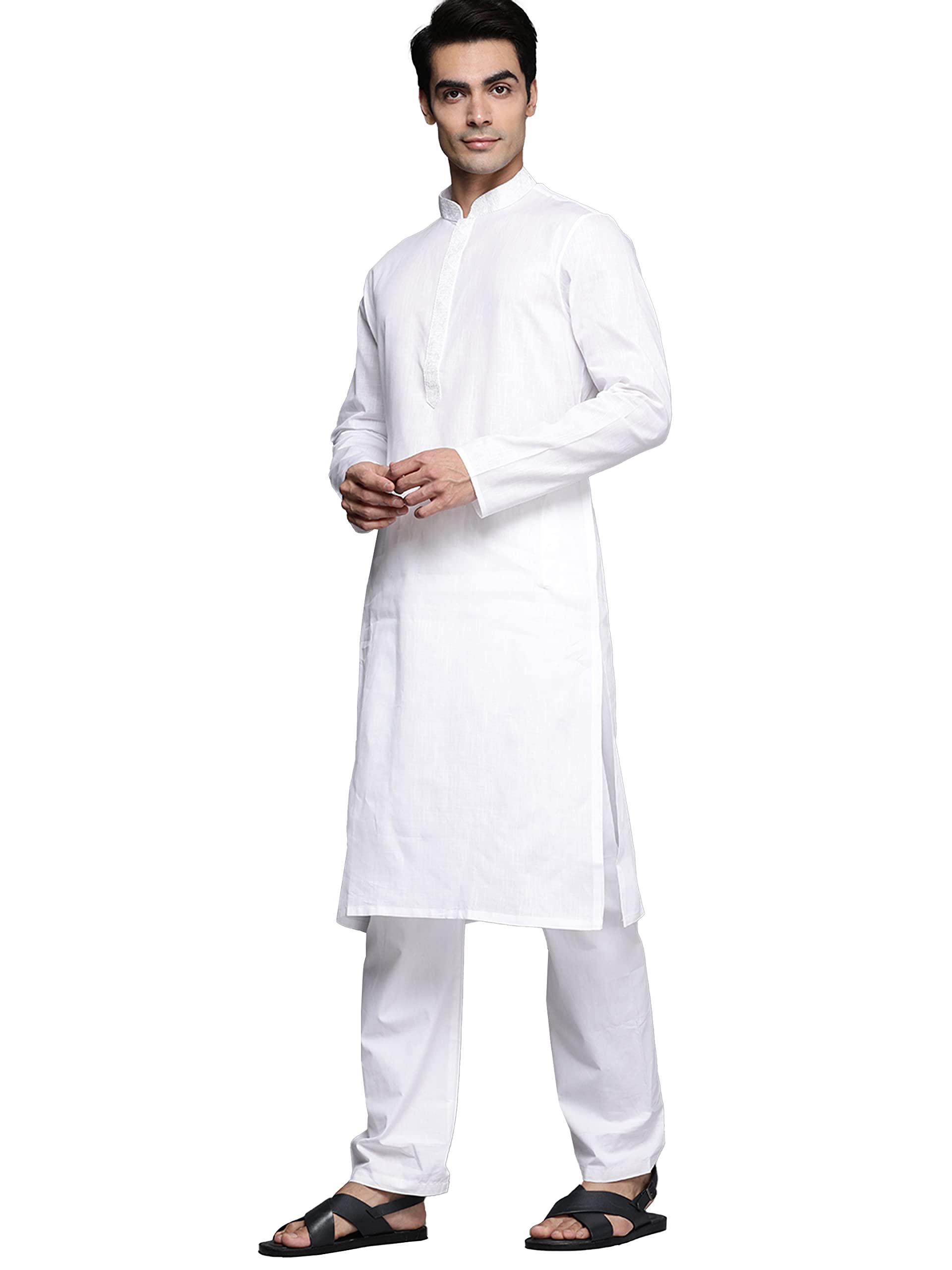 Manyavar Kurta piżama dla mężczyzn, bawełna, 2-częściowy