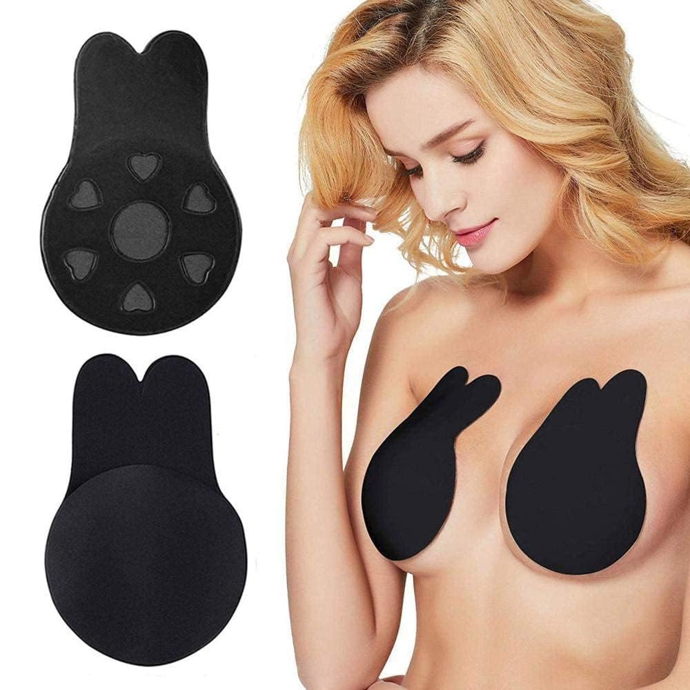 jinshunfa Reusable Silicone Nipple Covers & Push-Up Bra Tapes for Women | Backless, Strapless Coverage Solutions Girls Multicolour-picture-23