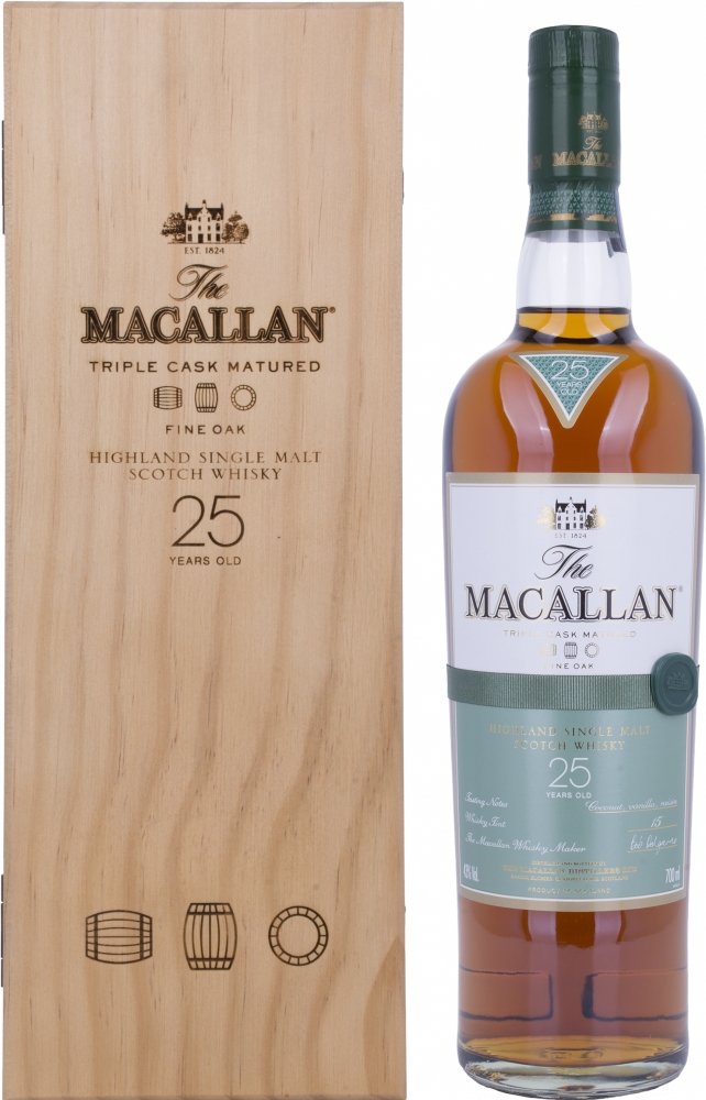 Macallan, Whisky Macallan Sherry Oak Cask 25 Anos 700ml | Amazon