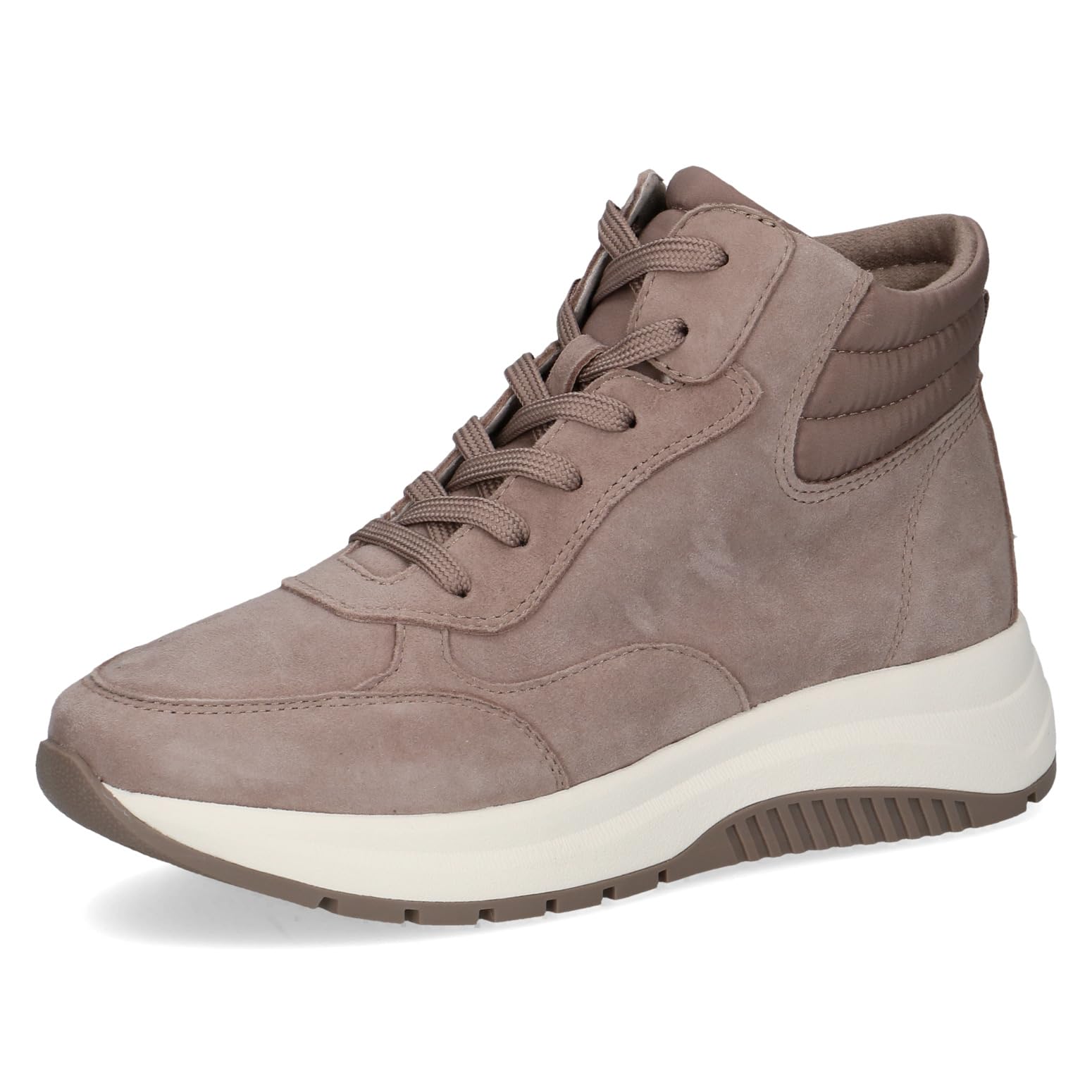 CAPRICE Damen Sneaker hoch aus Leder Plateau