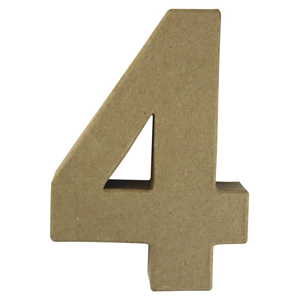 RAYHER 71730000 Pappmachã © Number 4FSC Recycled 100%, 15x10,5x3 cm