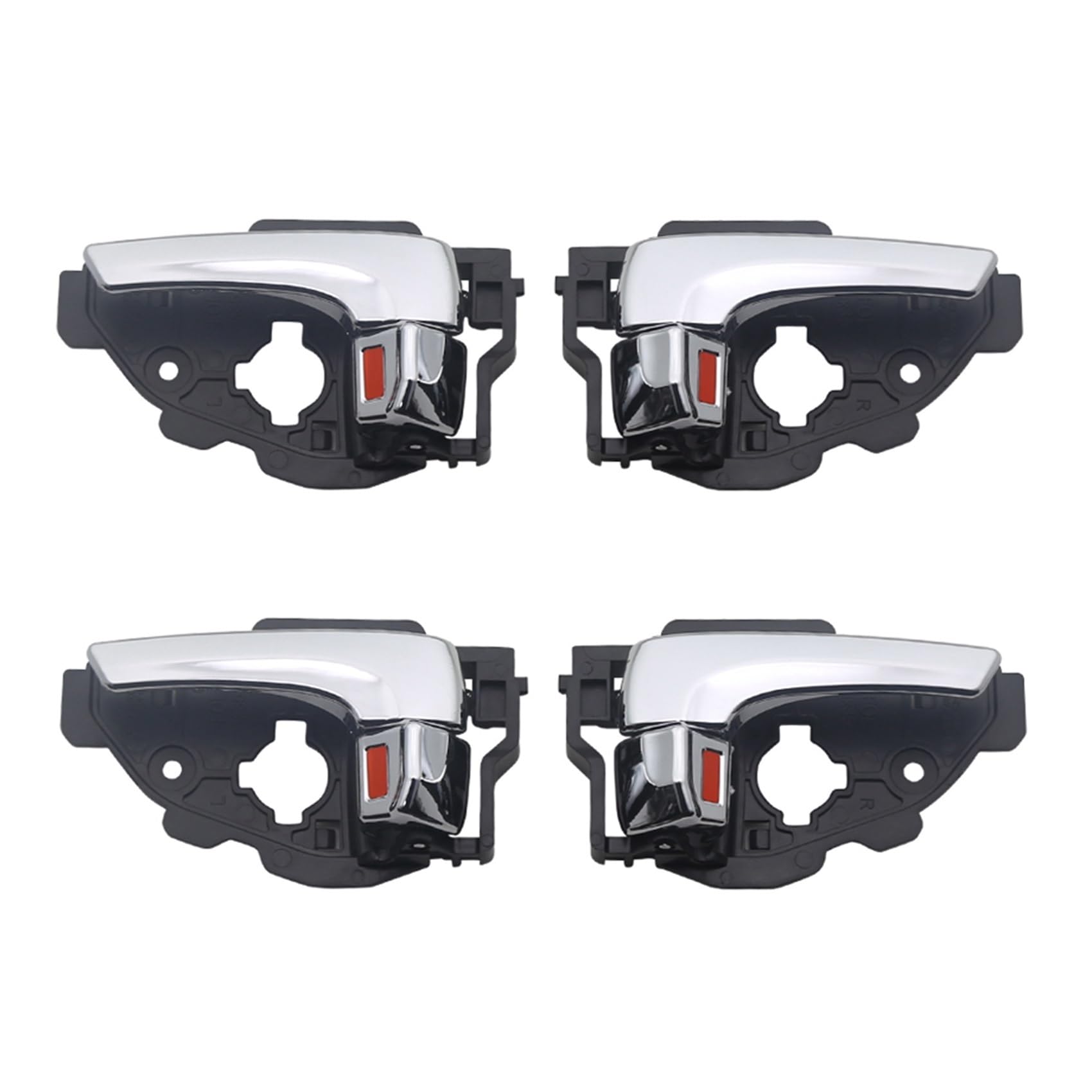 LSDSAAZA Interior Inner Handle 4PCS Car Interior Door Handle Knob for Hyundai IX35 2010-2015 826102S010 826202S010